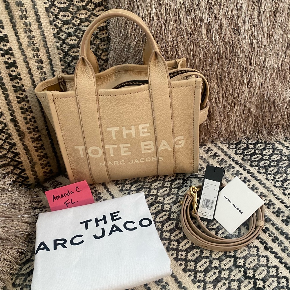 The Marc Jacobs Leather Mini Tote Bag-Price is firm😊